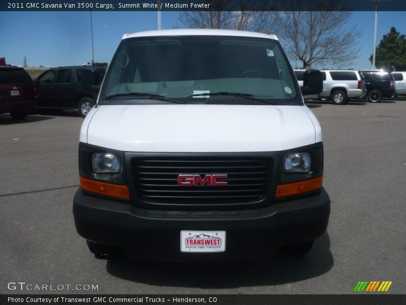 Summit White / Medium Pewter 2011 GMC Savana Van 3500 Cargo