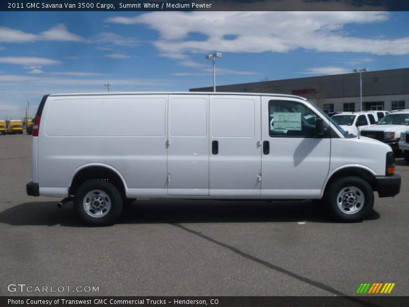 Summit White / Medium Pewter 2011 GMC Savana Van 3500 Cargo