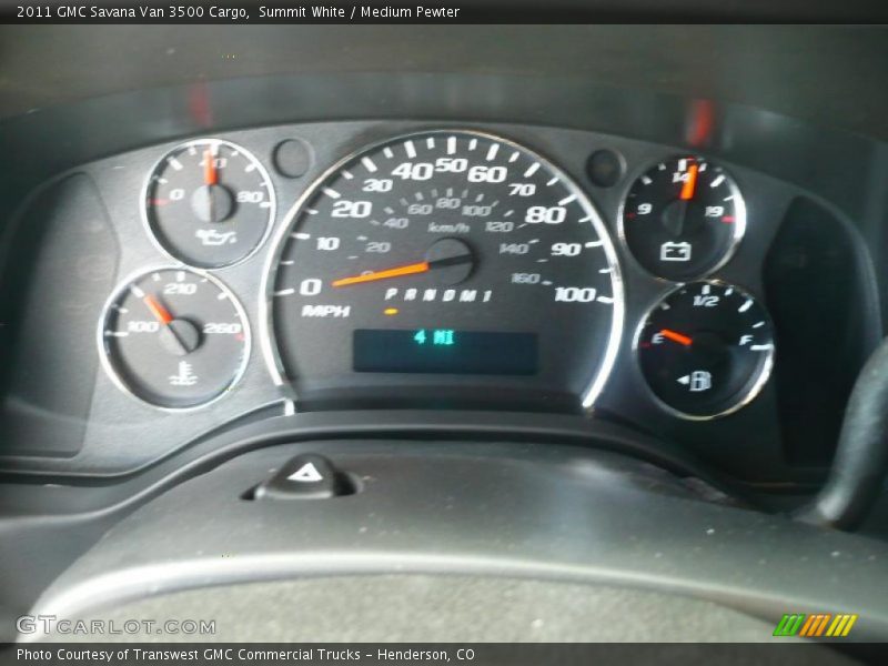 Summit White / Medium Pewter 2011 GMC Savana Van 3500 Cargo