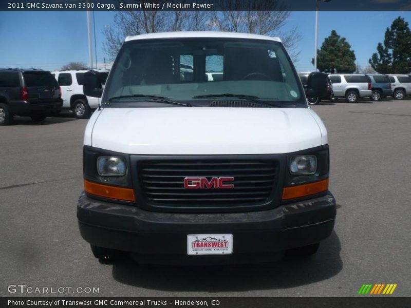 Summit White / Medium Pewter 2011 GMC Savana Van 3500 Cargo
