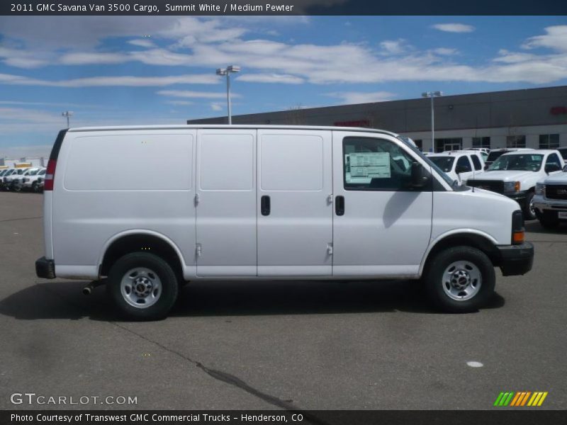 Summit White / Medium Pewter 2011 GMC Savana Van 3500 Cargo