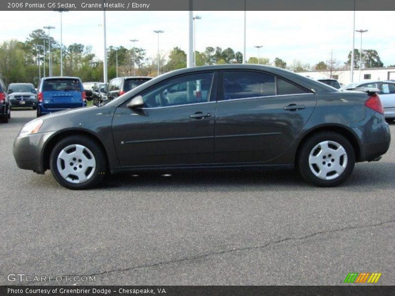 Granite Metallic / Ebony 2006 Pontiac G6 Sedan