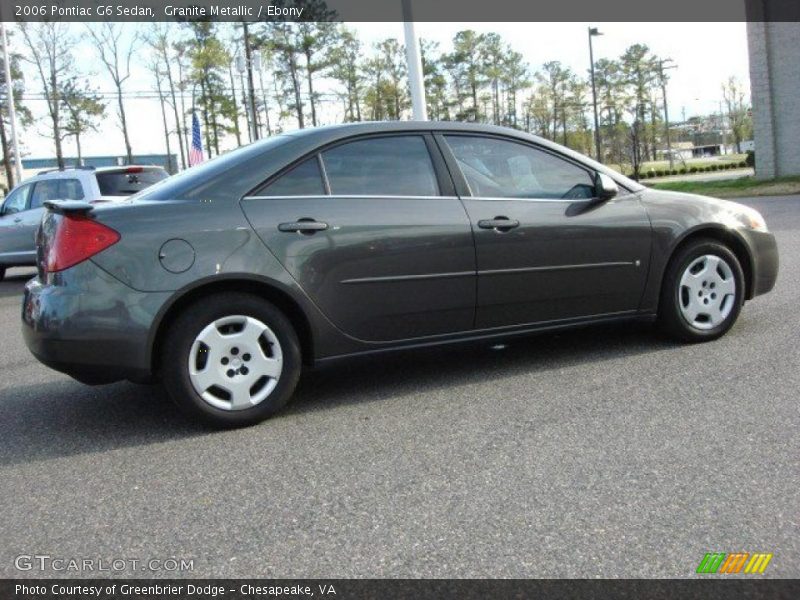 Granite Metallic / Ebony 2006 Pontiac G6 Sedan
