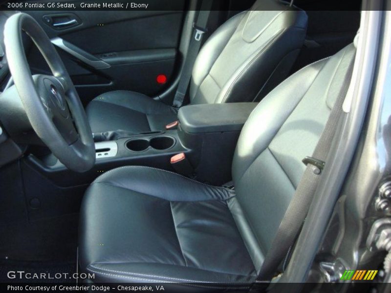 Granite Metallic / Ebony 2006 Pontiac G6 Sedan