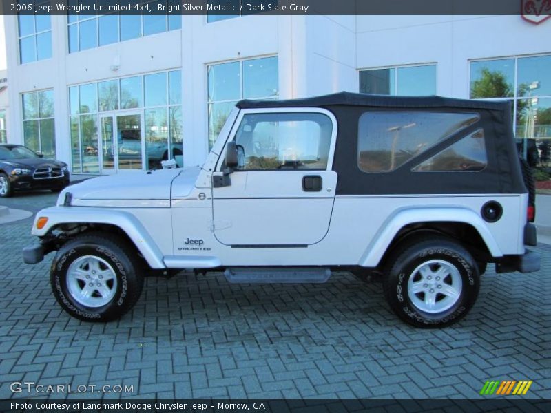 Bright Silver Metallic / Dark Slate Gray 2006 Jeep Wrangler Unlimited 4x4