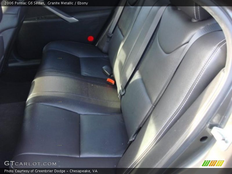 Granite Metallic / Ebony 2006 Pontiac G6 Sedan