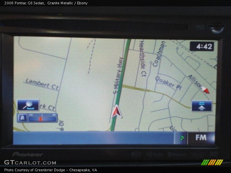 Granite Metallic / Ebony 2006 Pontiac G6 Sedan