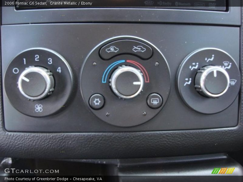 Granite Metallic / Ebony 2006 Pontiac G6 Sedan
