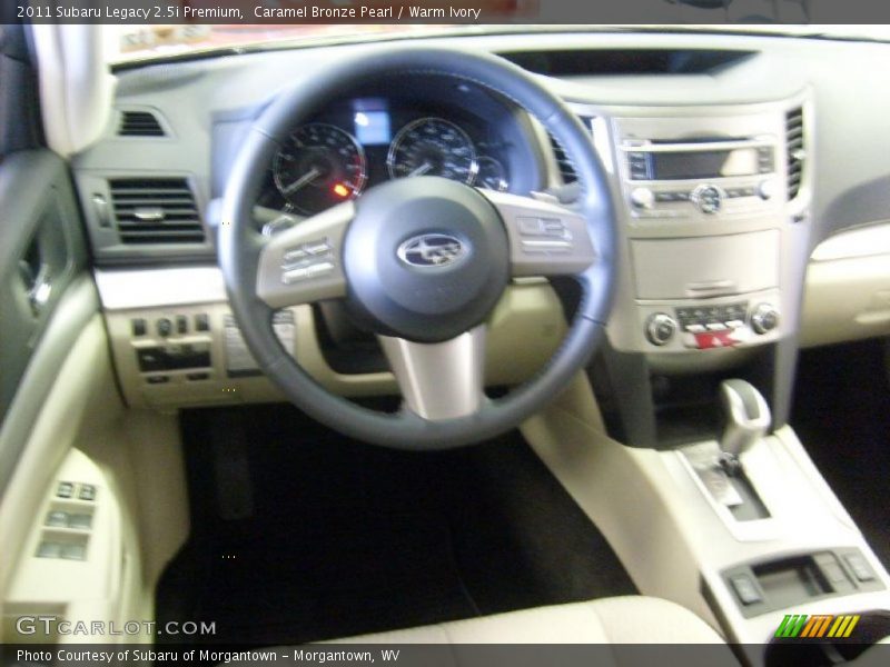Caramel Bronze Pearl / Warm Ivory 2011 Subaru Legacy 2.5i Premium