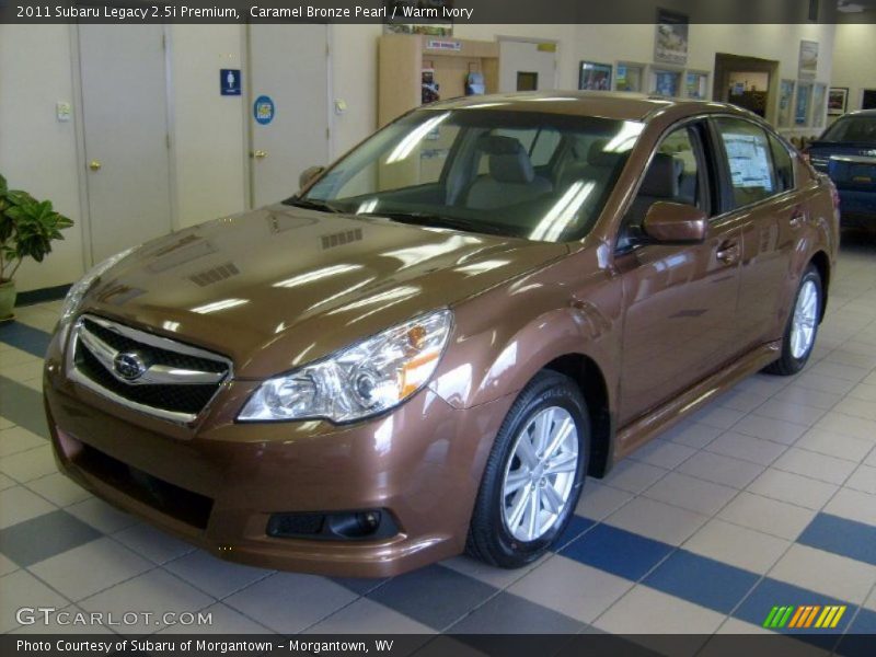 Caramel Bronze Pearl / Warm Ivory 2011 Subaru Legacy 2.5i Premium