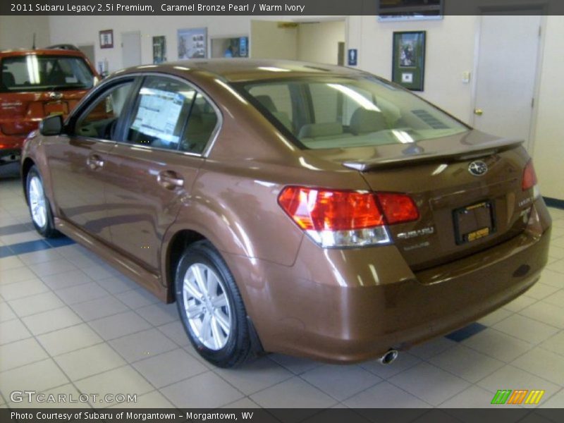 Caramel Bronze Pearl / Warm Ivory 2011 Subaru Legacy 2.5i Premium