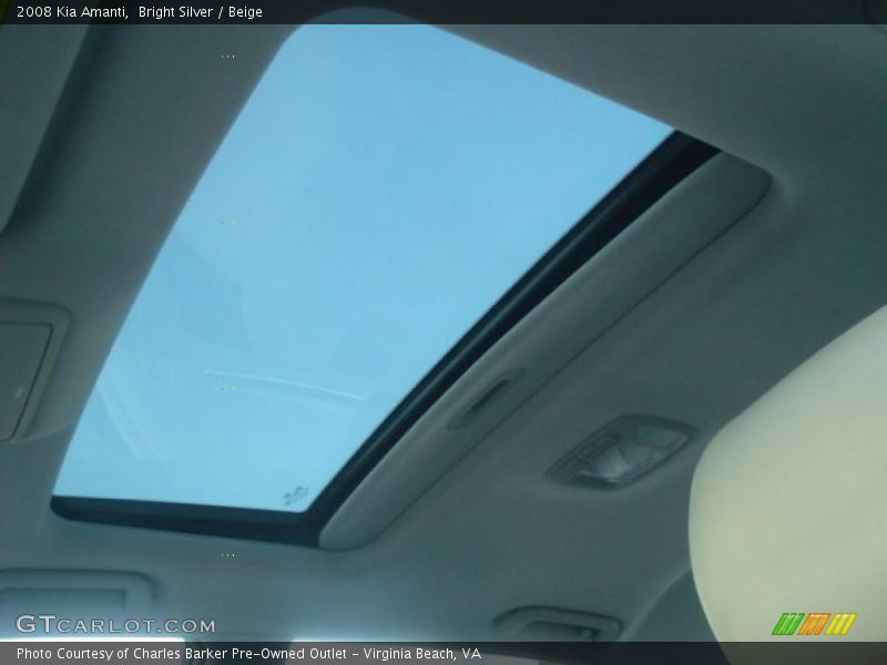 Bright Silver / Beige 2008 Kia Amanti