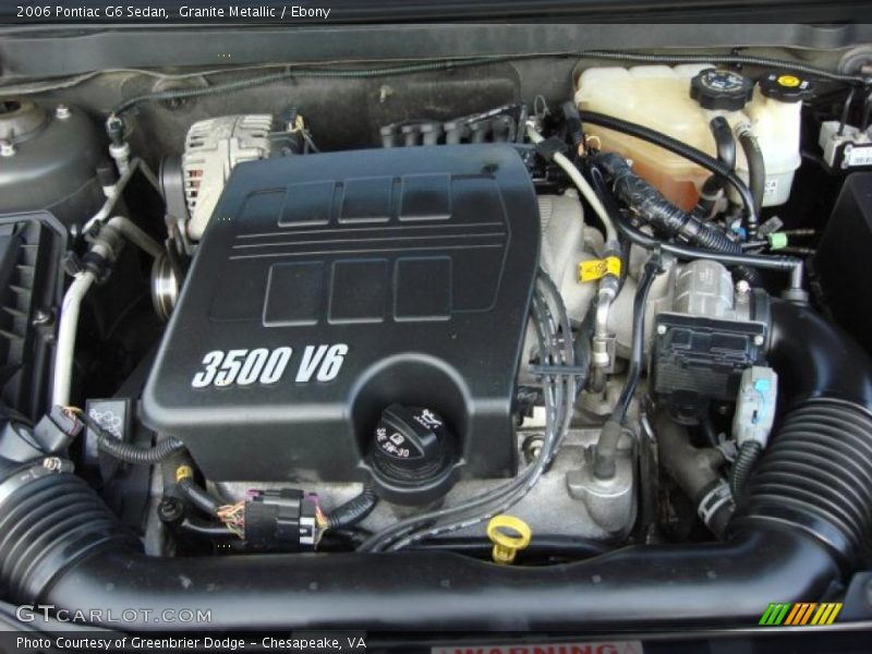 Granite Metallic / Ebony 2006 Pontiac G6 Sedan