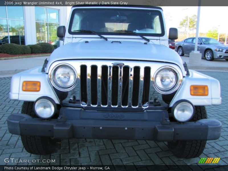 Bright Silver Metallic / Dark Slate Gray 2006 Jeep Wrangler Unlimited 4x4