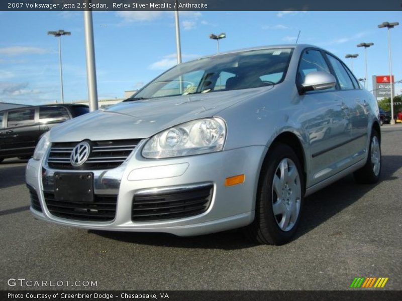 Reflex Silver Metallic / Anthracite 2007 Volkswagen Jetta 2.5 Sedan