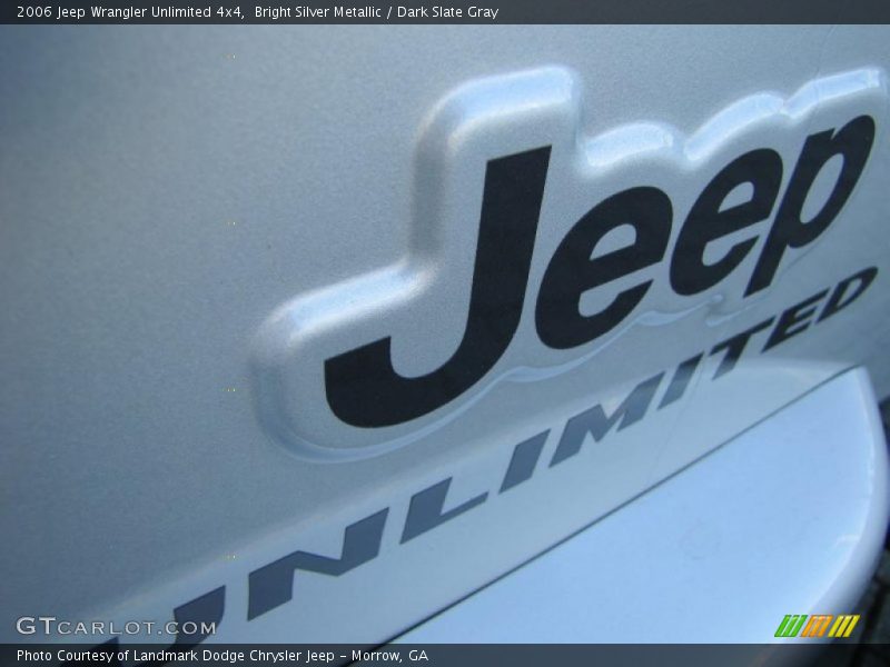 Bright Silver Metallic / Dark Slate Gray 2006 Jeep Wrangler Unlimited 4x4