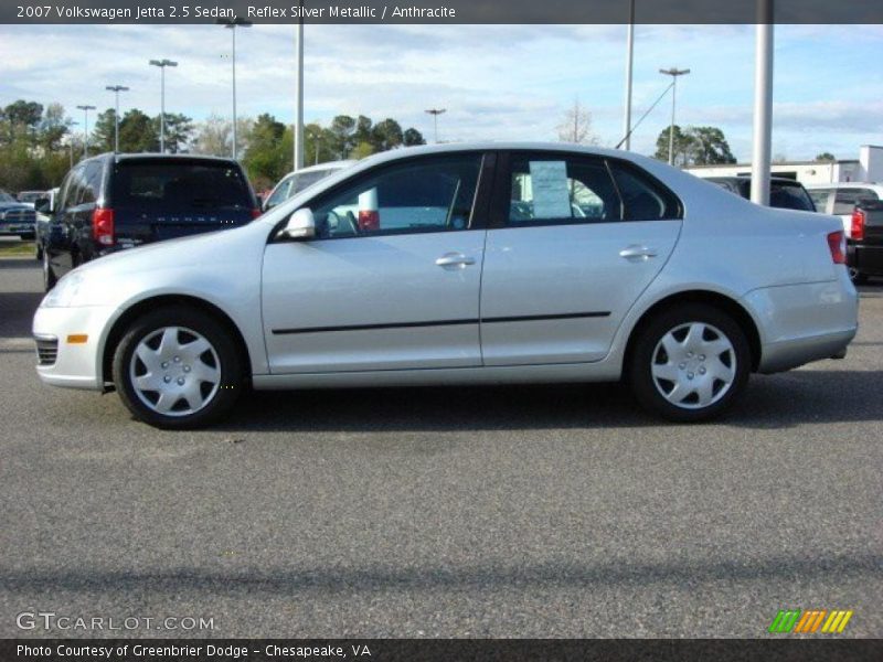 Reflex Silver Metallic / Anthracite 2007 Volkswagen Jetta 2.5 Sedan
