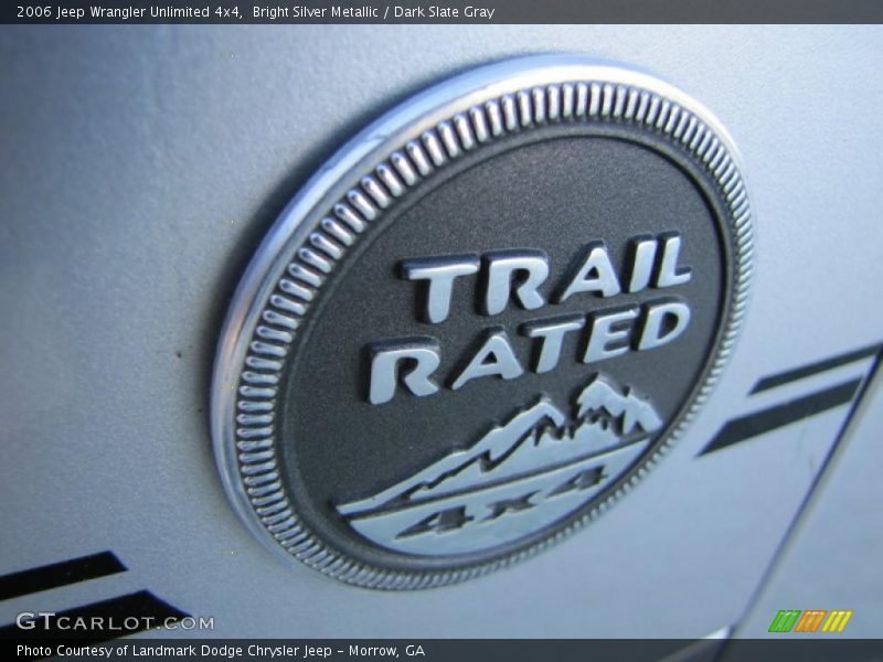 Bright Silver Metallic / Dark Slate Gray 2006 Jeep Wrangler Unlimited 4x4