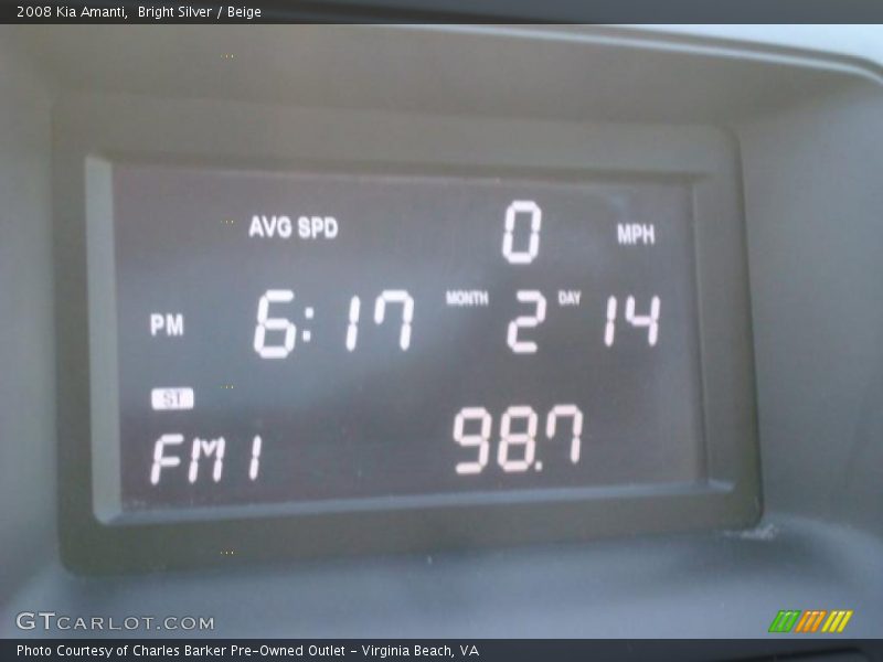 Bright Silver / Beige 2008 Kia Amanti