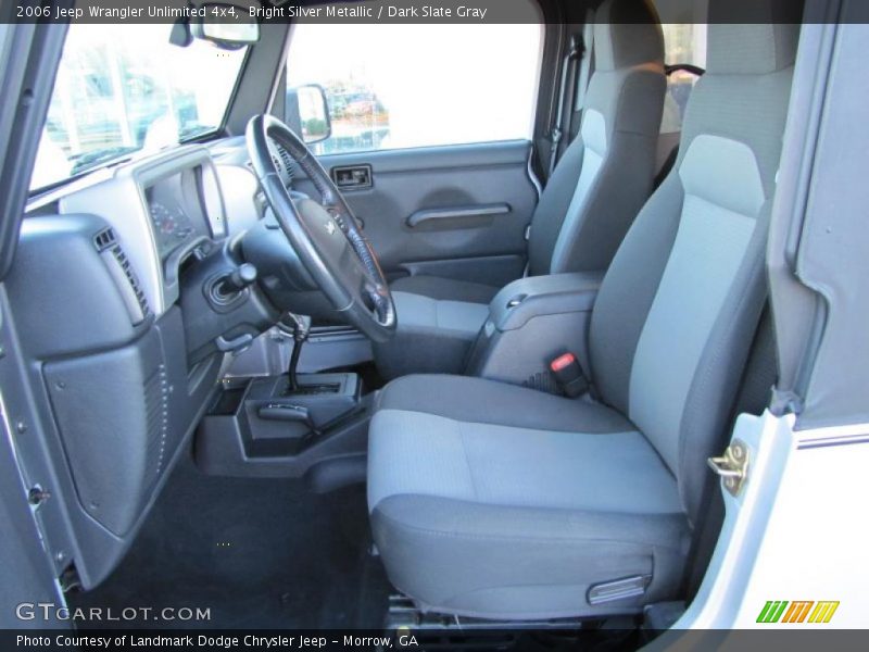 Bright Silver Metallic / Dark Slate Gray 2006 Jeep Wrangler Unlimited 4x4