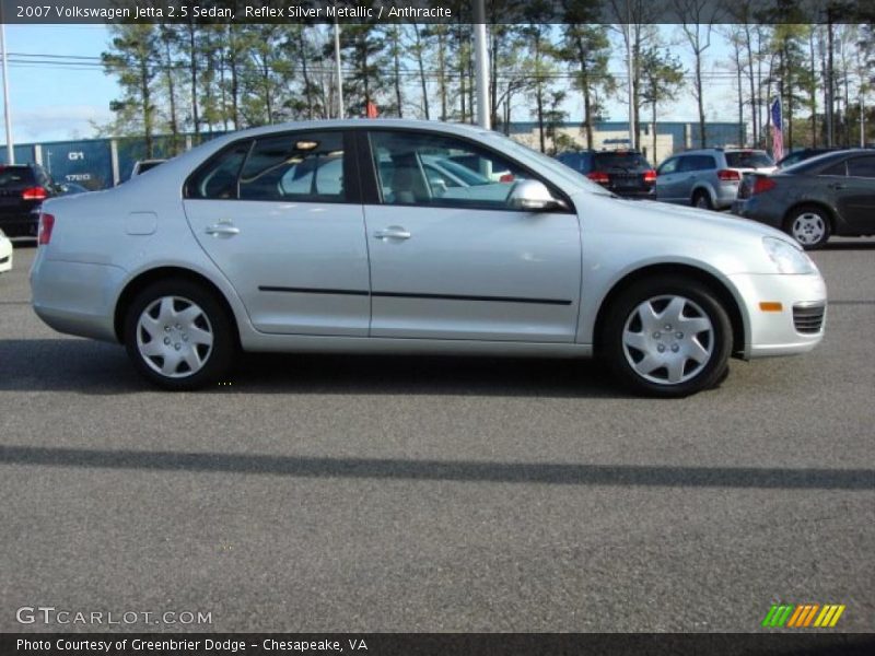 Reflex Silver Metallic / Anthracite 2007 Volkswagen Jetta 2.5 Sedan