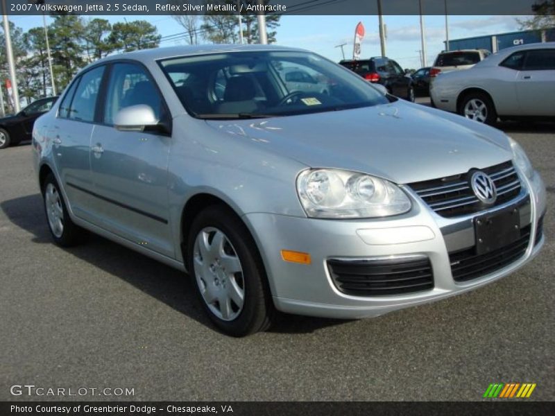 Reflex Silver Metallic / Anthracite 2007 Volkswagen Jetta 2.5 Sedan
