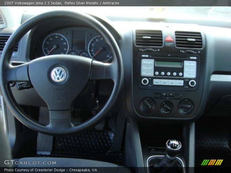 Reflex Silver Metallic / Anthracite 2007 Volkswagen Jetta 2.5 Sedan