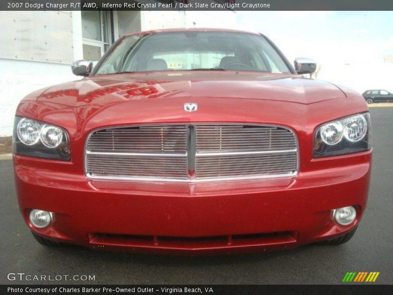 Inferno Red Crystal Pearl / Dark Slate Gray/Light Graystone 2007 Dodge Charger R/T AWD
