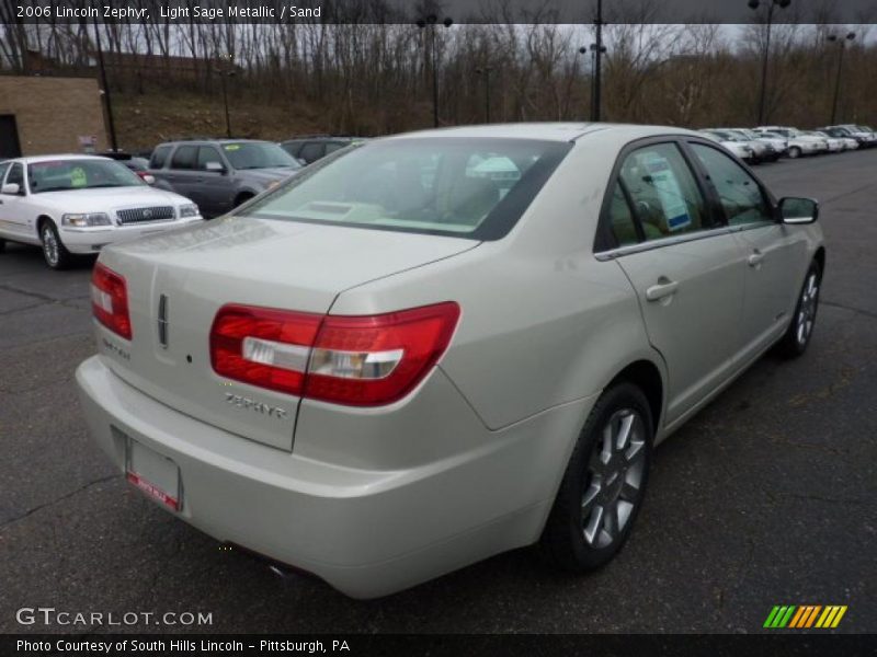 Light Sage Metallic / Sand 2006 Lincoln Zephyr