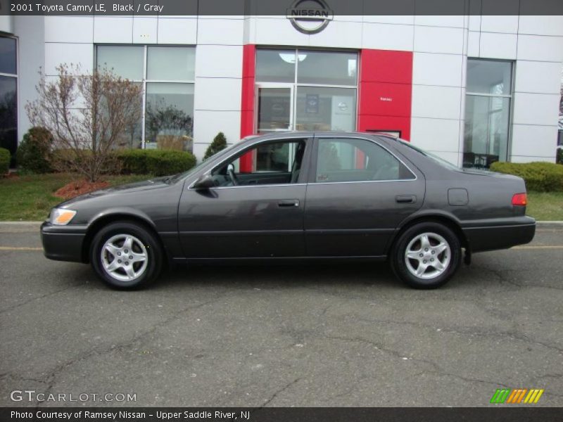 Black / Gray 2001 Toyota Camry LE