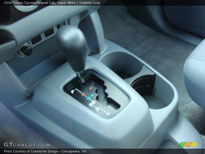 Super White / Graphite Gray 2009 Toyota Tacoma Regular Cab