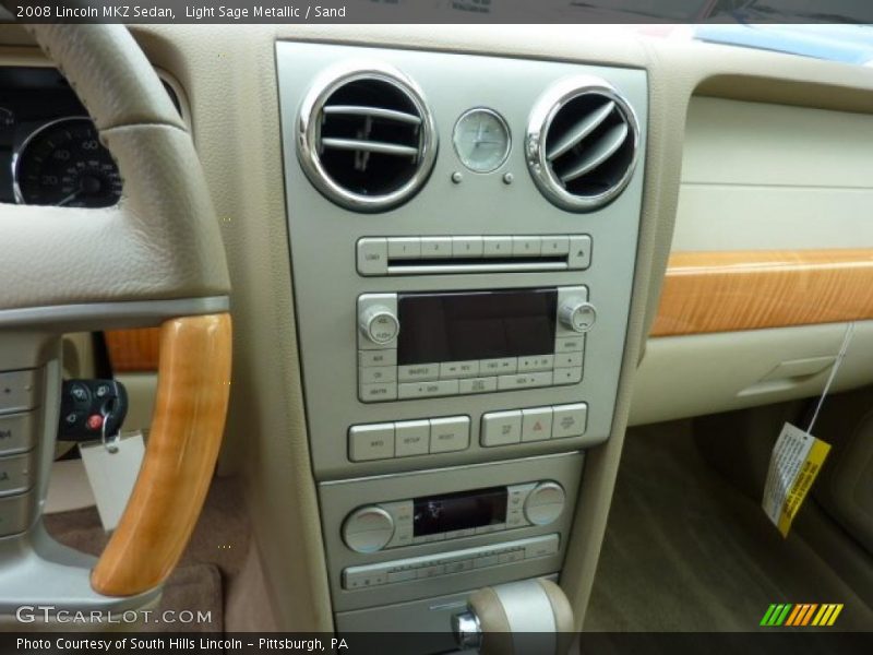 Light Sage Metallic / Sand 2008 Lincoln MKZ Sedan