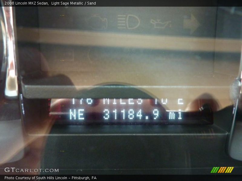 Light Sage Metallic / Sand 2008 Lincoln MKZ Sedan