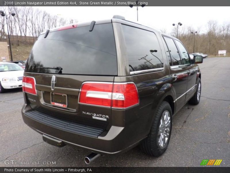 Stone Green Metallic / Stone/Black Piping 2008 Lincoln Navigator Limited Edition 4x4