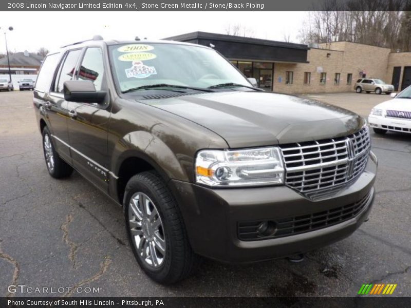 Stone Green Metallic / Stone/Black Piping 2008 Lincoln Navigator Limited Edition 4x4