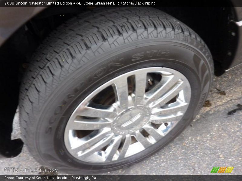 Stone Green Metallic / Stone/Black Piping 2008 Lincoln Navigator Limited Edition 4x4