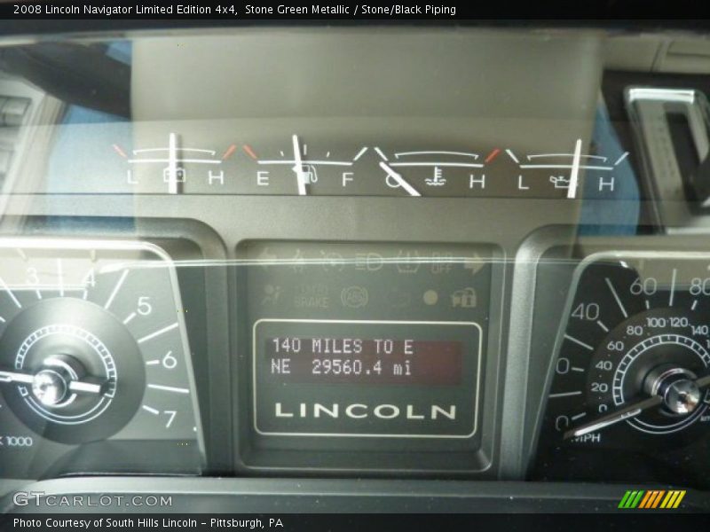  2008 Navigator Limited Edition 4x4 Limited Edition 4x4 Gauges