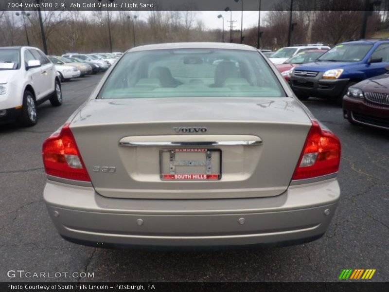 Ash Gold Metallic / Light Sand 2004 Volvo S80 2.9