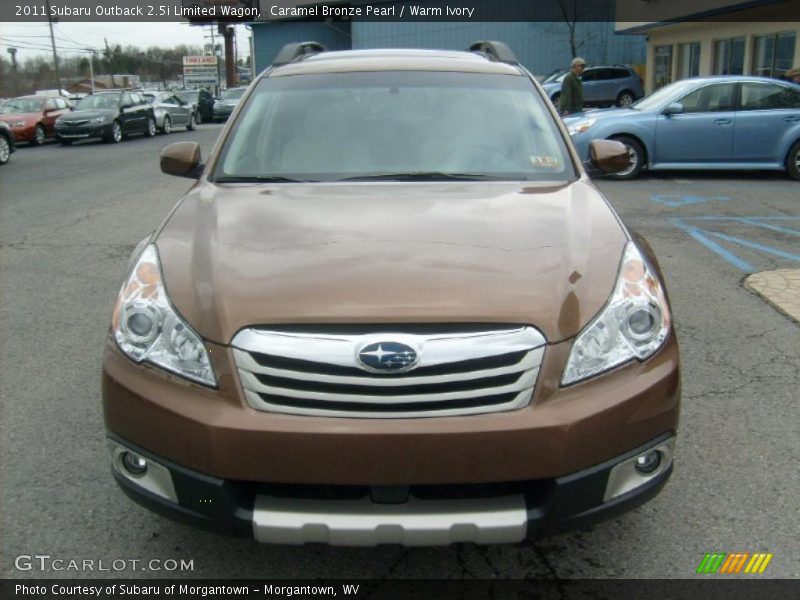 Caramel Bronze Pearl / Warm Ivory 2011 Subaru Outback 2.5i Limited Wagon