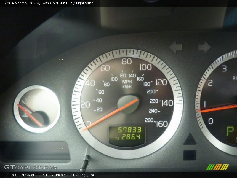 Ash Gold Metallic / Light Sand 2004 Volvo S80 2.9