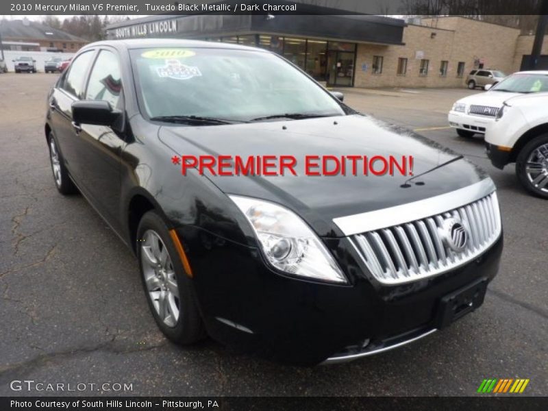 Tuxedo Black Metallic / Dark Charcoal 2010 Mercury Milan V6 Premier