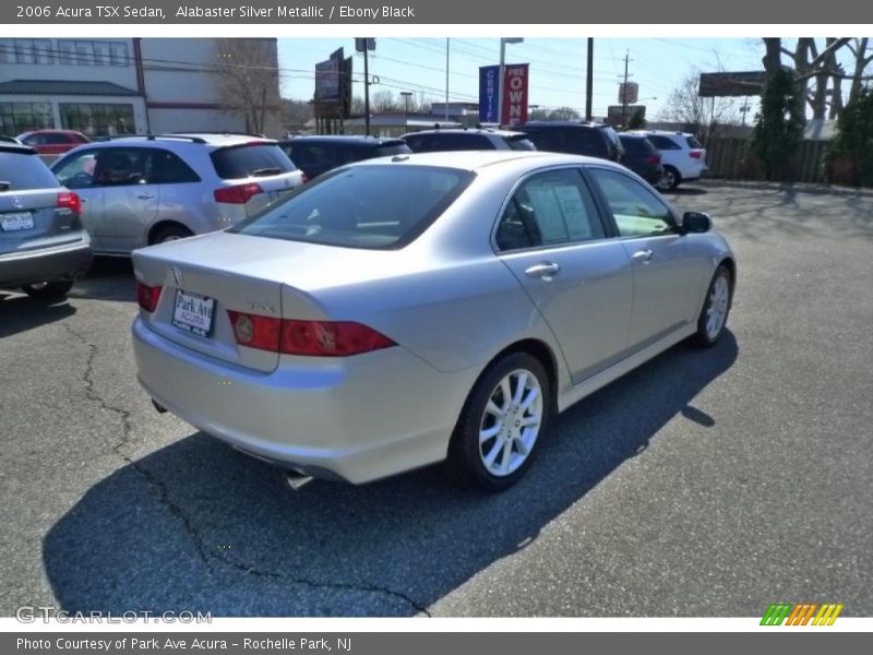 Alabaster Silver Metallic / Ebony Black 2006 Acura TSX Sedan