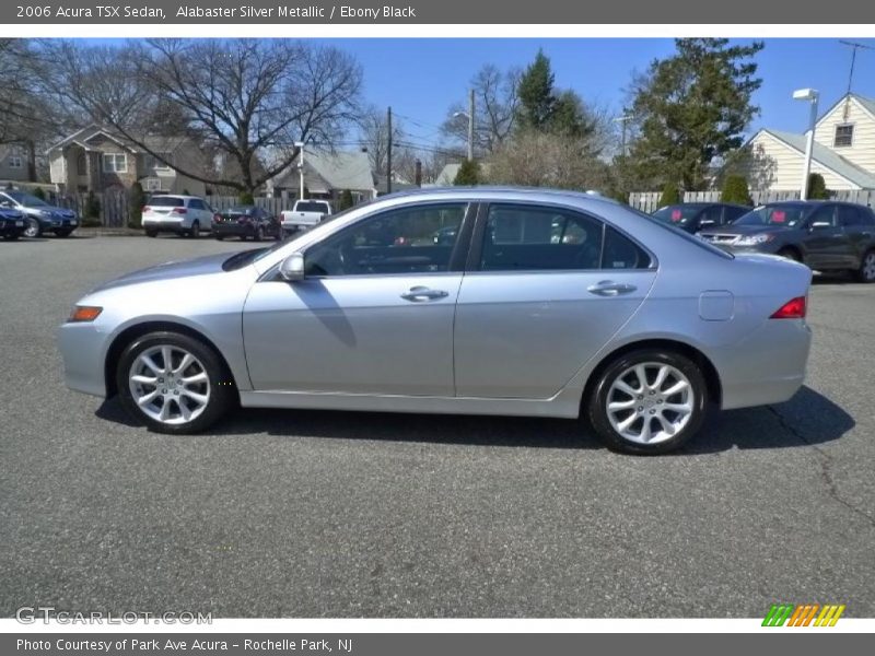 Alabaster Silver Metallic / Ebony Black 2006 Acura TSX Sedan