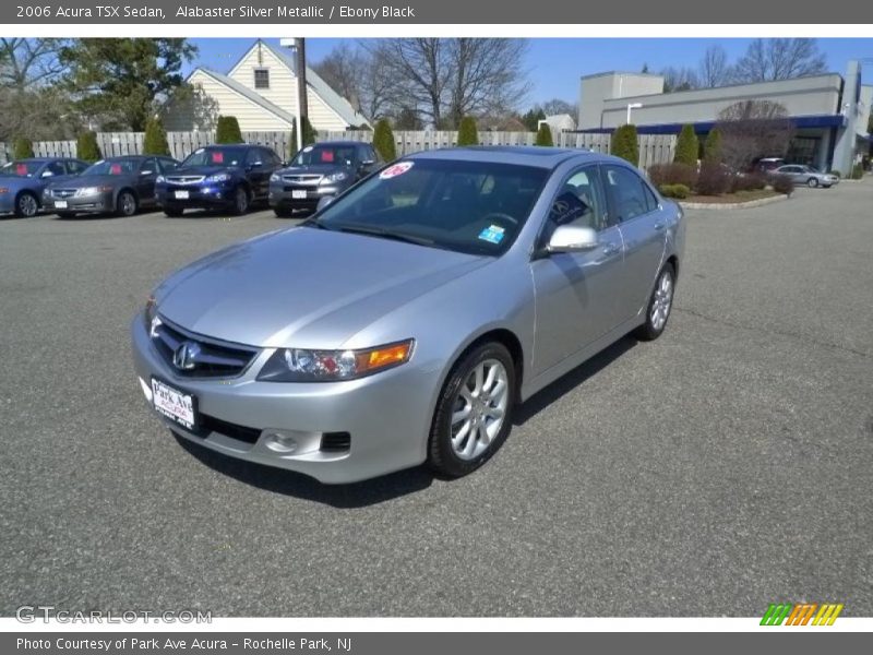 Alabaster Silver Metallic / Ebony Black 2006 Acura TSX Sedan