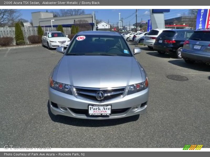 Alabaster Silver Metallic / Ebony Black 2006 Acura TSX Sedan
