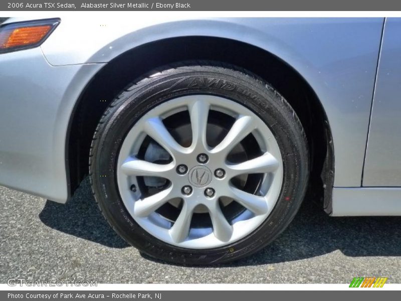 Alabaster Silver Metallic / Ebony Black 2006 Acura TSX Sedan