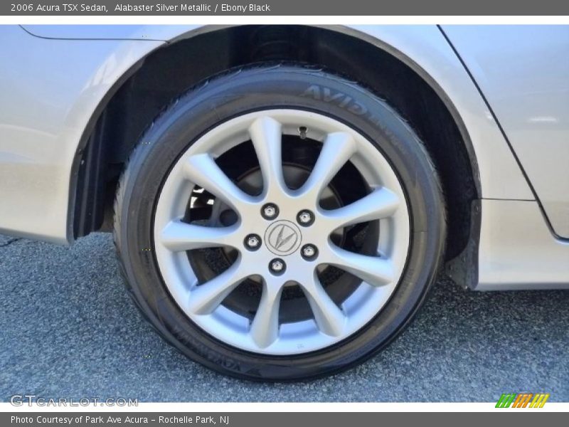 Alabaster Silver Metallic / Ebony Black 2006 Acura TSX Sedan