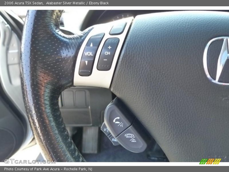 Alabaster Silver Metallic / Ebony Black 2006 Acura TSX Sedan