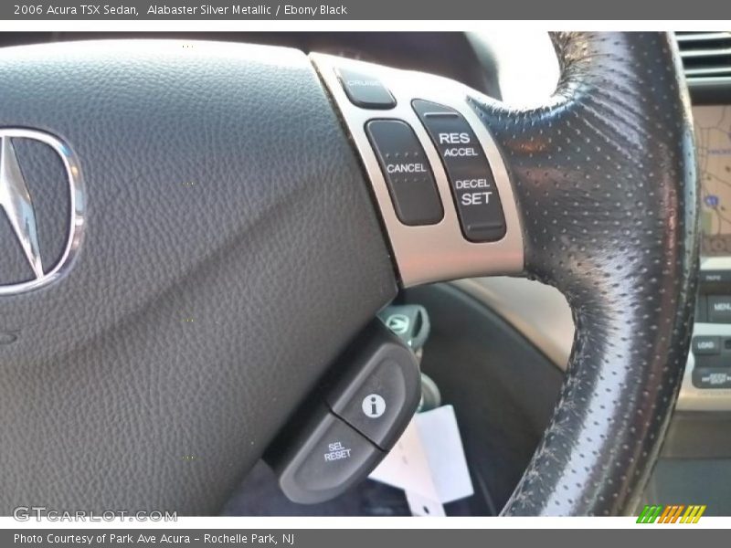 Alabaster Silver Metallic / Ebony Black 2006 Acura TSX Sedan