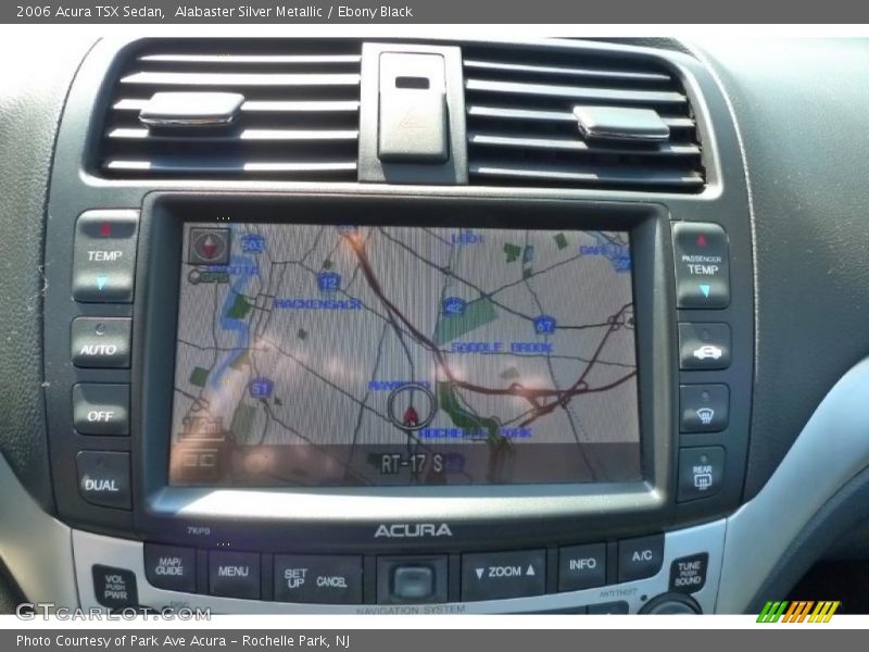Alabaster Silver Metallic / Ebony Black 2006 Acura TSX Sedan